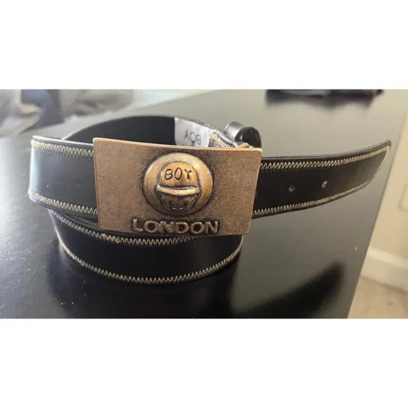 VINTAGE 90'S BOY LONDON BOY BUCKLE BELT 32 - Picture 2 of 6